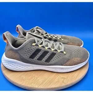 Adidas Fluidflow 2.0 Men's Size 11 Running Shoes Grey Orbit Green‎ GX8557